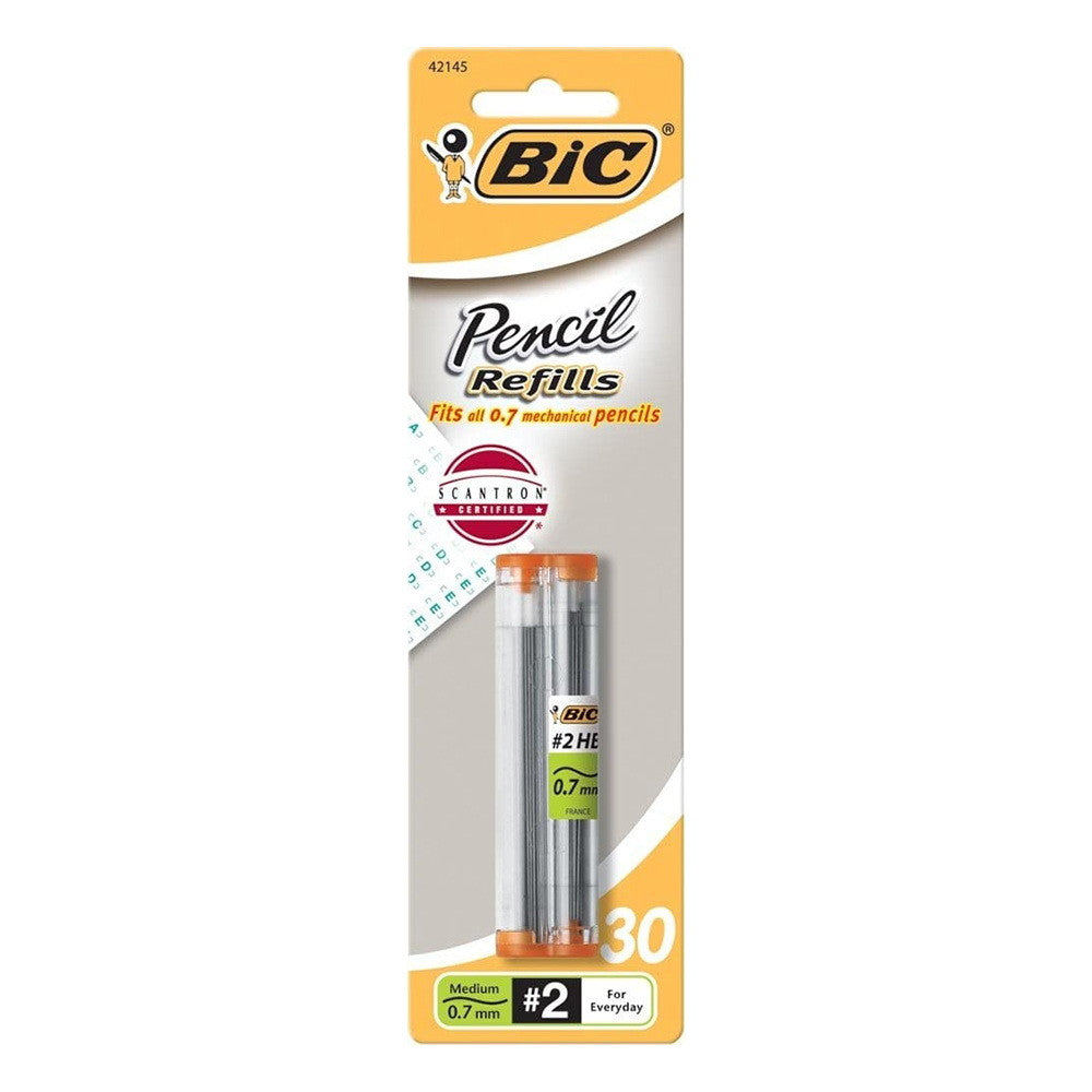 BIC Mechanical Pencil Lead Refills, 2 Medium Point, 30 Ea